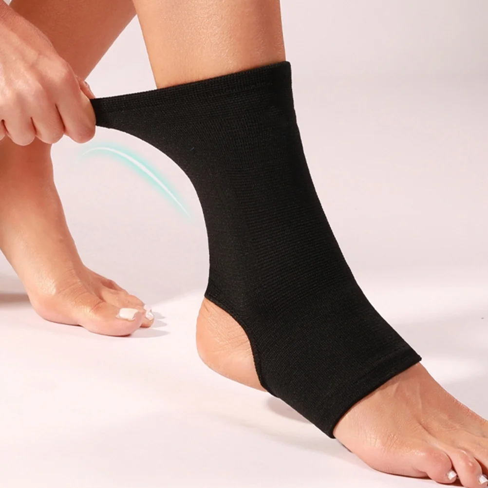 

1Pair Youth Ankle Support Brace Compression Sleeve for Children Sports Black Kid Size Ankle Guard Running Basketball Soccer