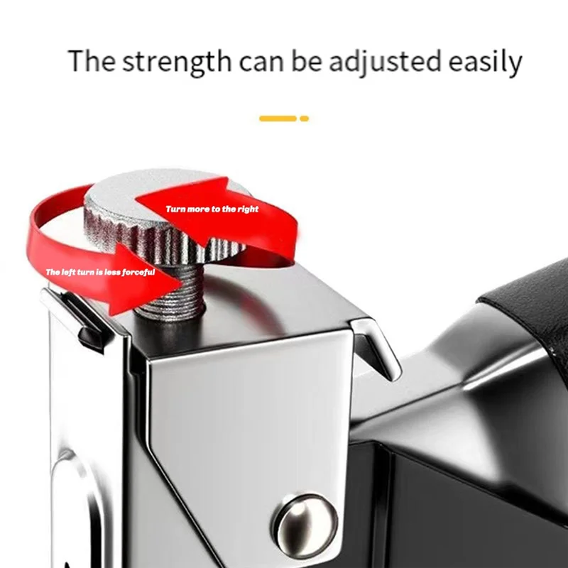 

AT02-4 In 1 Manual Nailing Gun Construction Stapler Heavy Duty Staple Guns Air Nail Woodworking With 800 Home Carpentry Tools