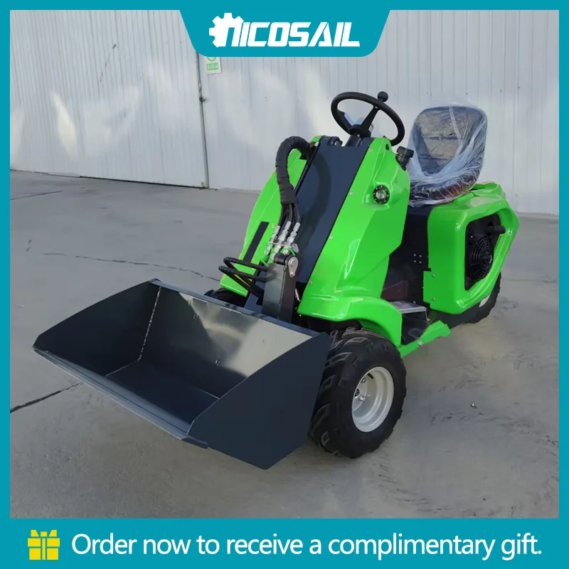 Air-Cooled Three-Wheeled Skid Steer Loader RATO R740D Engine Quick Link Exchange Skid Steer Loader Hydraulic System