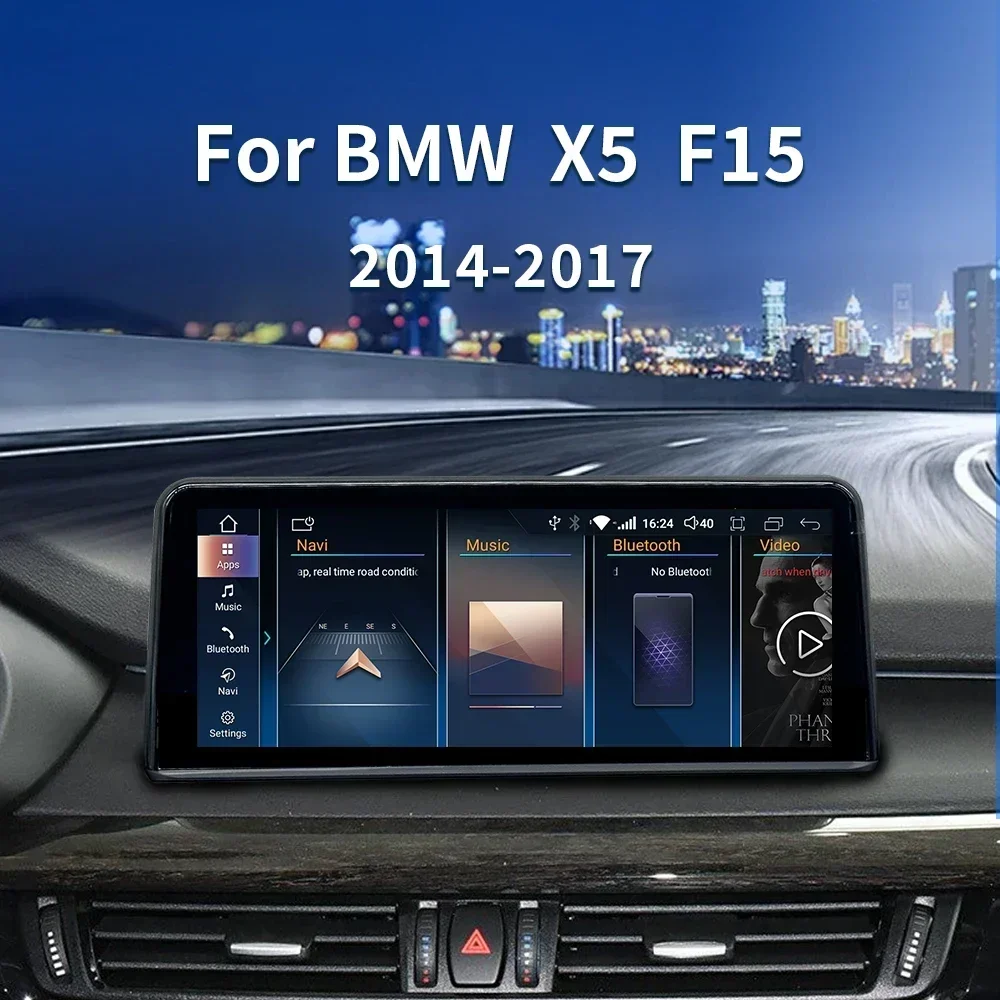 Factory price Android 14 car multimedia video player car radio GPS FORBMW X5/X6 SeriesF15F16F85F86 wireless carplay Android auto