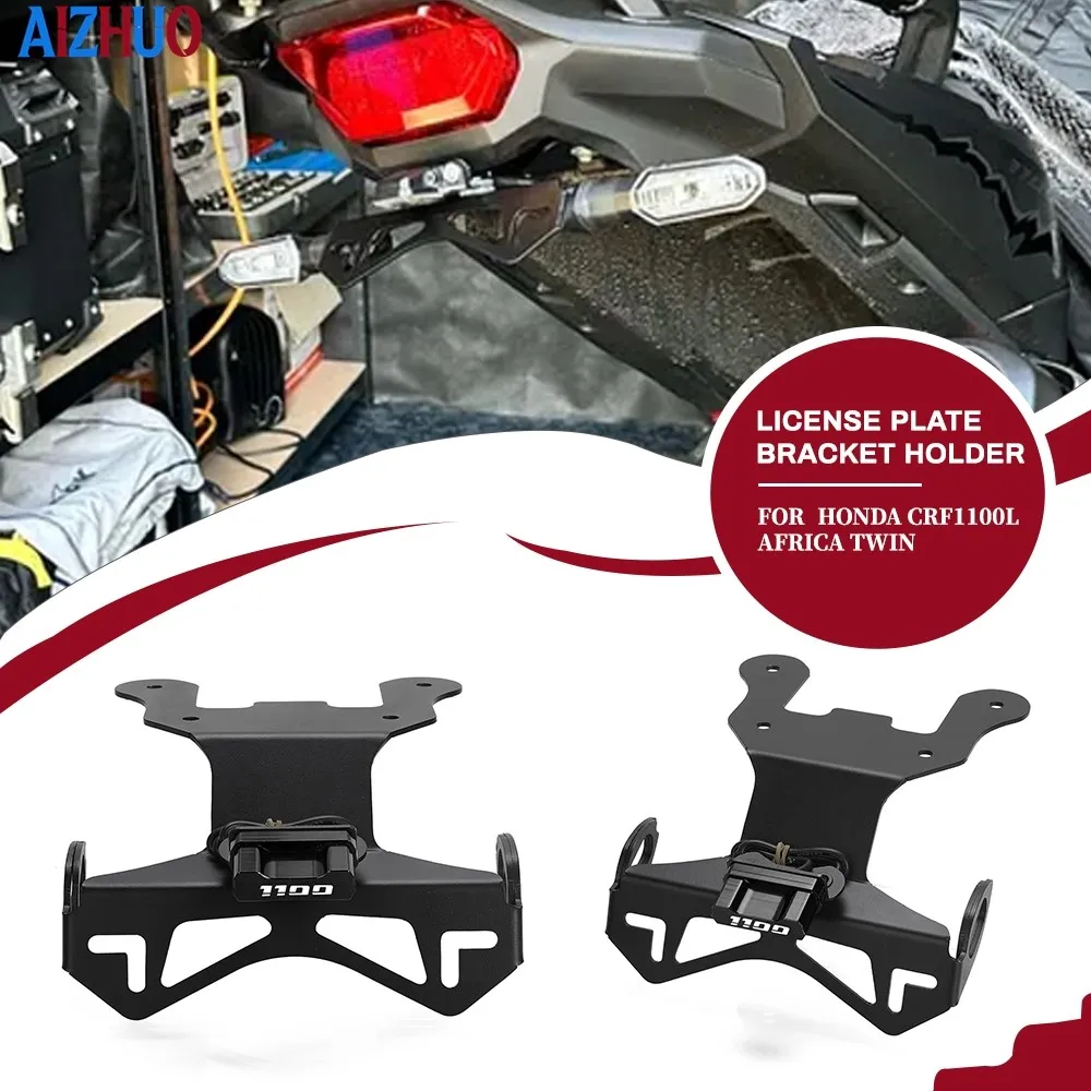 For HONDA Transalp XL750 XL 750 Transalp SP 2023-2026 License Plate Holder Mount Bracket Rear Short Tail Tidy Fender Eliminator