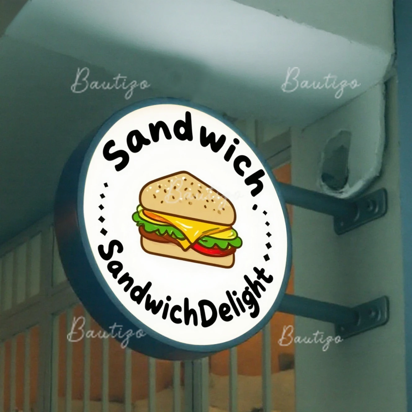 Huruf Logo Lampu LED Kustom, Papan Reklame Bercahaya, Signage Luar Ruangan Neon, Akrilik Dinding Rumah, Kotak Desain Pribadi yang Terang