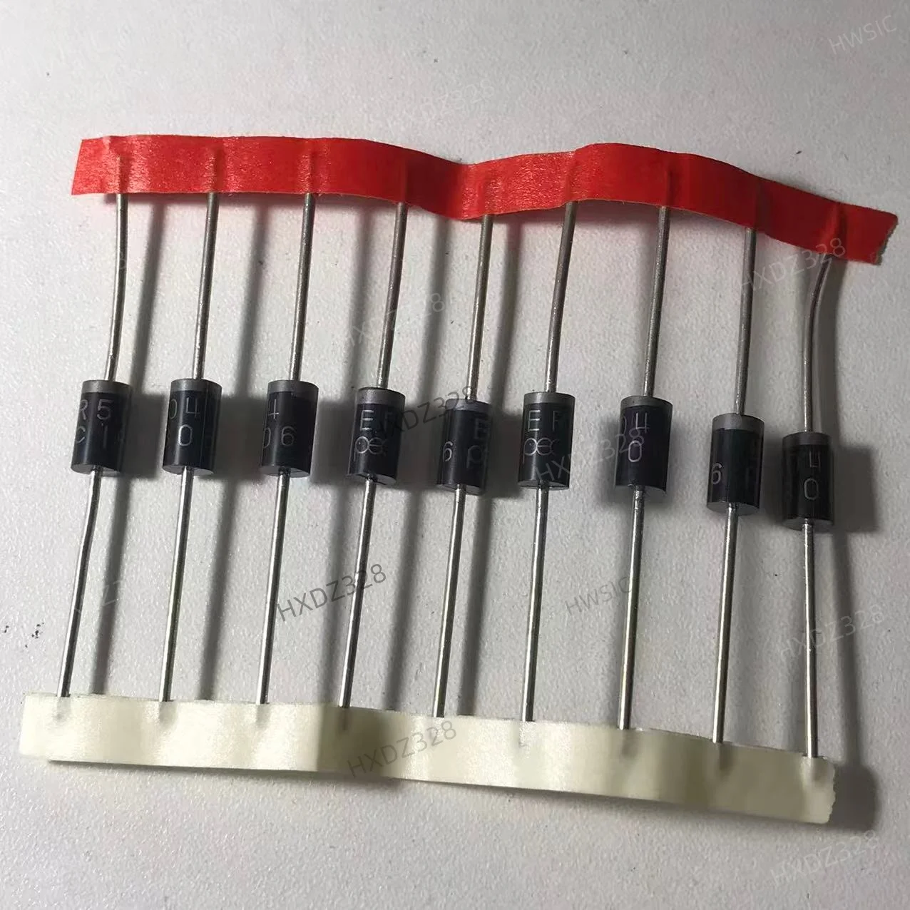 50pcs/Lot UF4005 P6KE36CA P6KE12A IN5400 ER504 1N5711 1N4742 1N4735A Bat86+113 FR107
