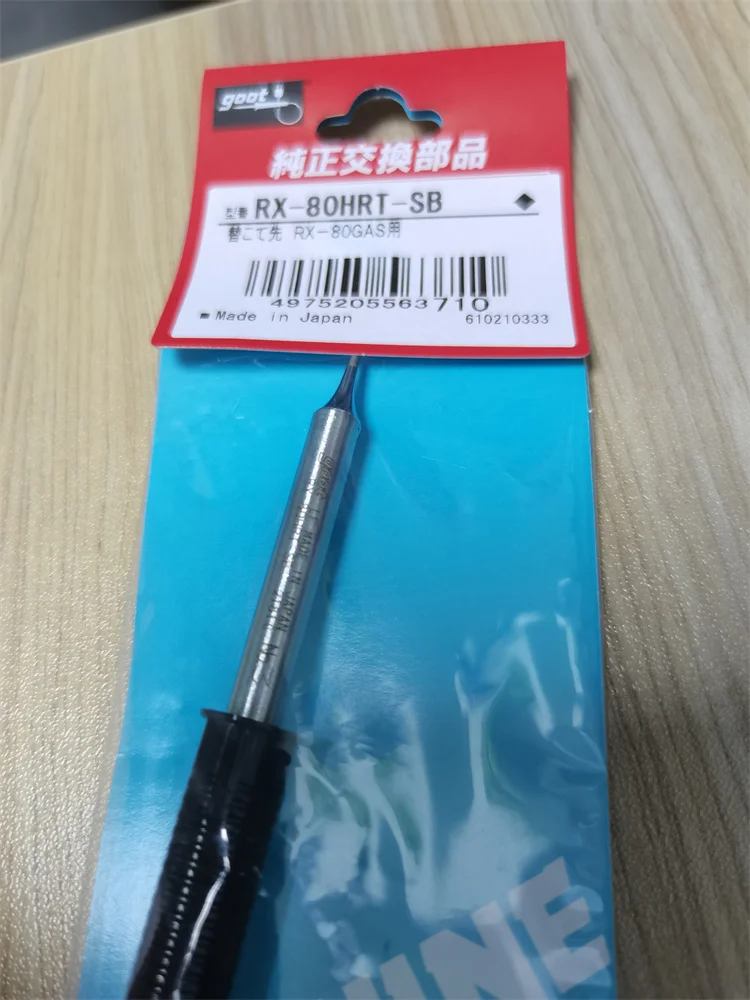 Original GOOT RX-80HRT Series Replacement Solding Tip for RX-802AS RX-812AS RX-822AS RX-852AS Soldering Station