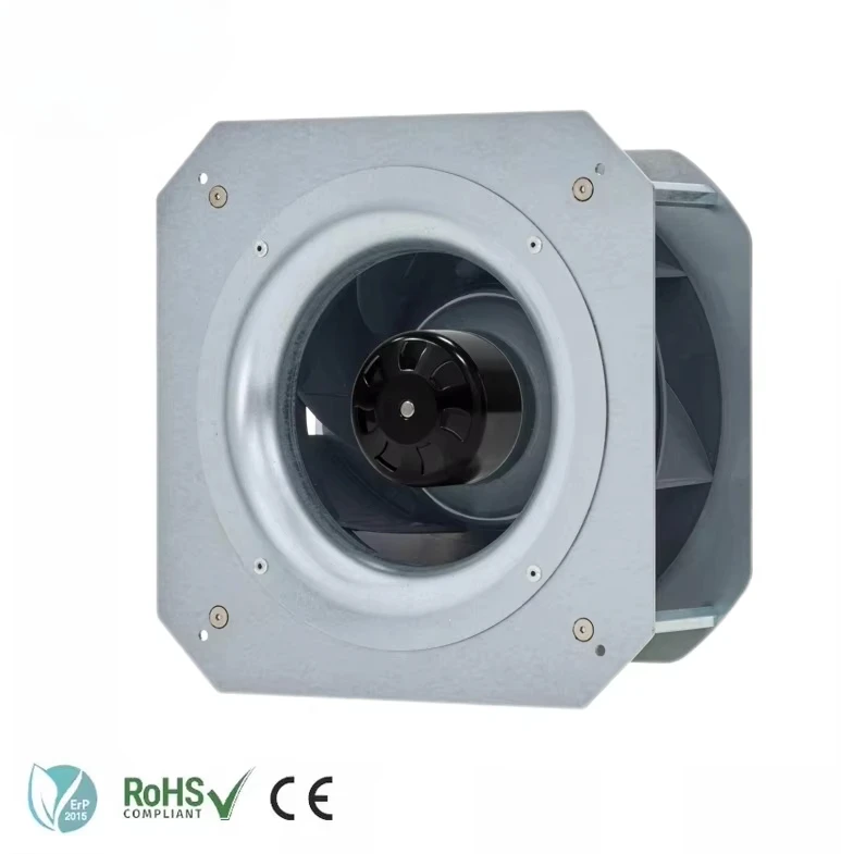 Radialventilator, Kunststoffhalterung, 230 V, Kanalventilator, freistehend, IP55, OEM 450 mm, Hochdruck, 650 Pa, EC-Motor