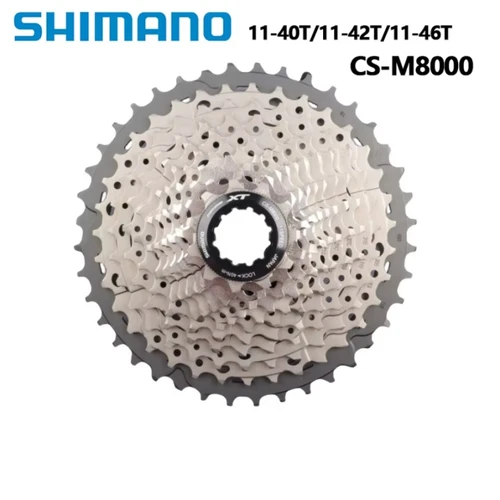 Shimano DEORE XT CS-M8000 Cassette 11S MTB bicicleta rueda libre M8000 Cassette bicicleta de montaña 11 velocidades 11-40T 11-42T 11-46T