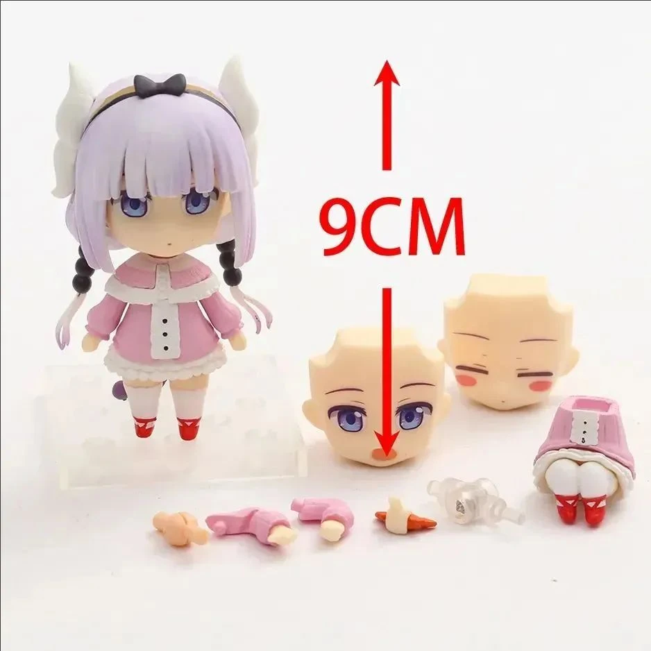 10cm Kanna Kamui Miss Kobayashi's Dragon Maid Kobayashis Kanna Kamui 1963 Anime Figurka Akcji Zabawka Kolekcjonerska Prezent na Boże Narodzenie