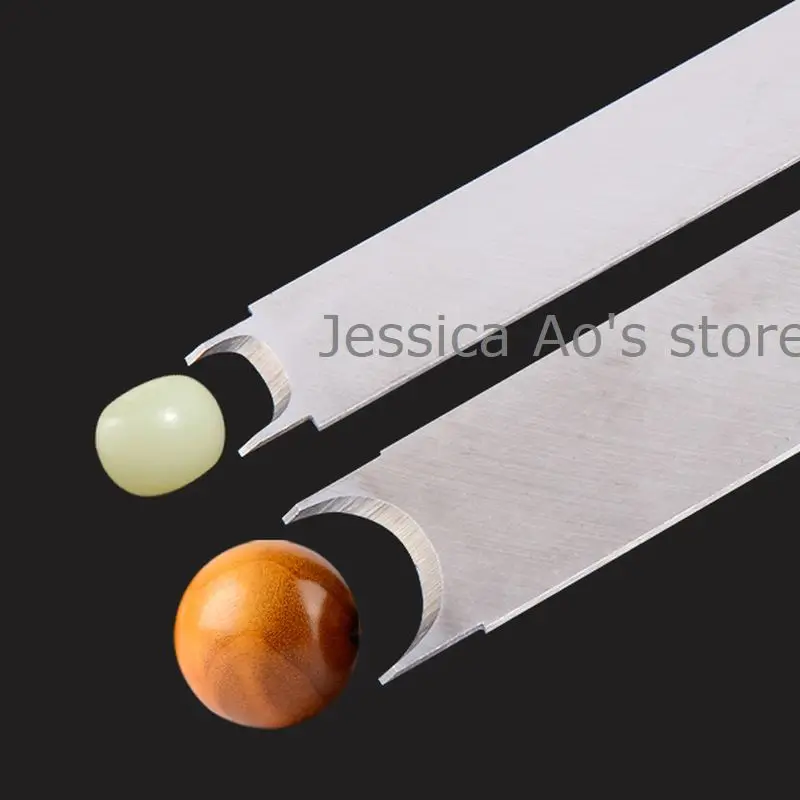 Apple Round Turning Tool Oval Shape Round Beads Cutting Tools Hand Hole White Stell Cutters Dpuble Head Buddha Bead Blade