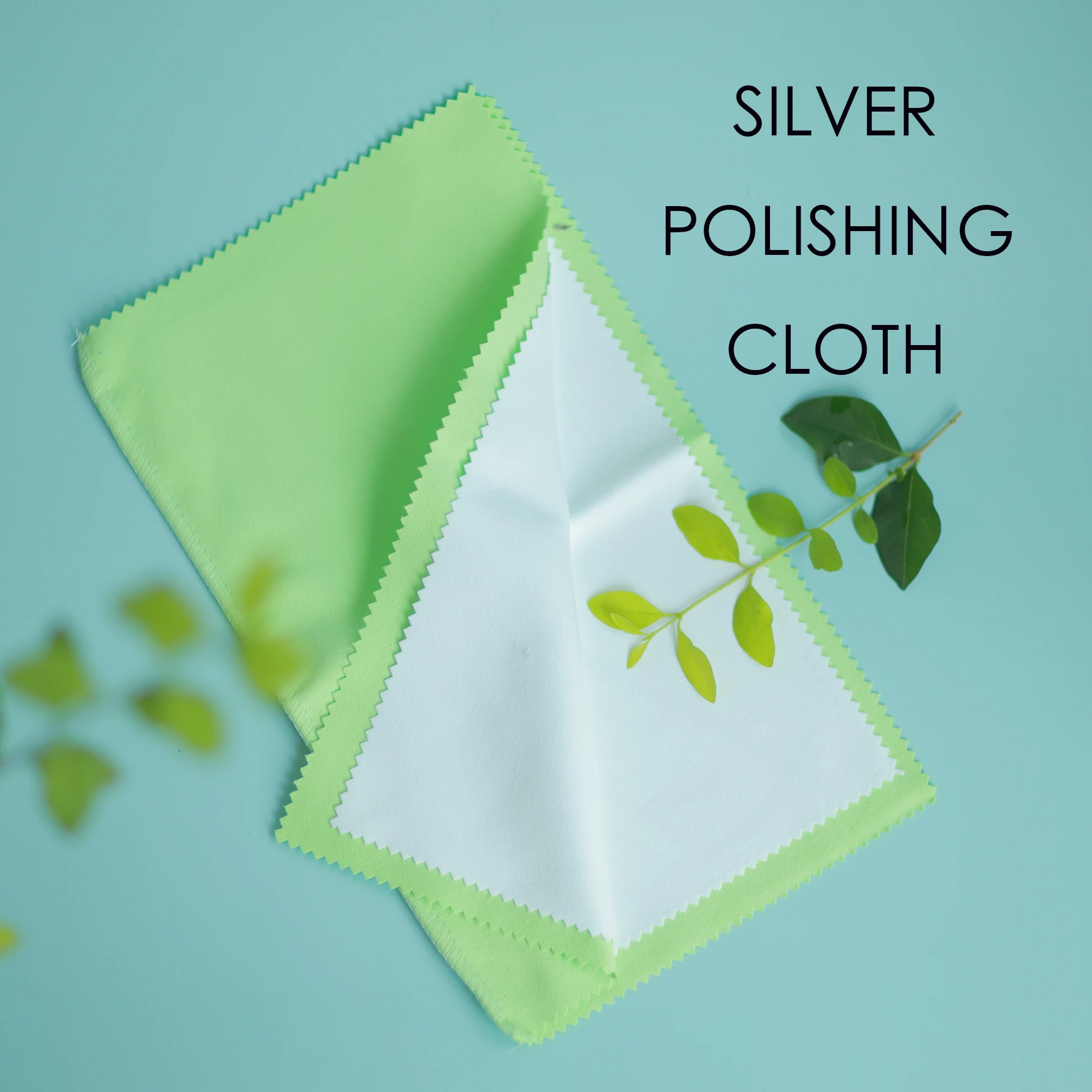 

Large Polishing Cloth Silver Polishing Cloth Large Size Sky Blue Silver Polishing Cloth Jewelry Suede