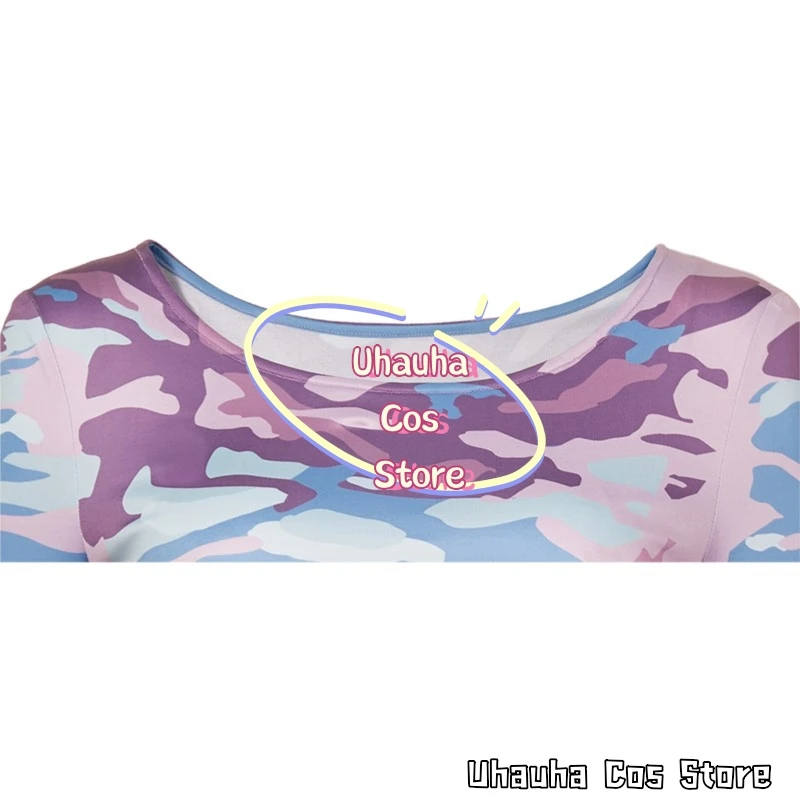 {Uhauha Cos} Akpop شيطان هنتر سيلين أزياء تنكرية لحفلات الهالوين كرنفال لعب الأدوار زي الدعامة disfraz mujer guerreras