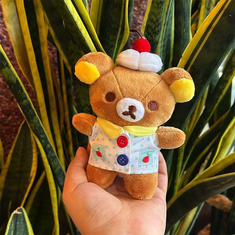 14 センチメートルリラックマ漫画デザートマスターシリーズ小さなペンダントクリエイティブリラックマぬいぐるみバックパック装飾ペンダント誕生日ギフト