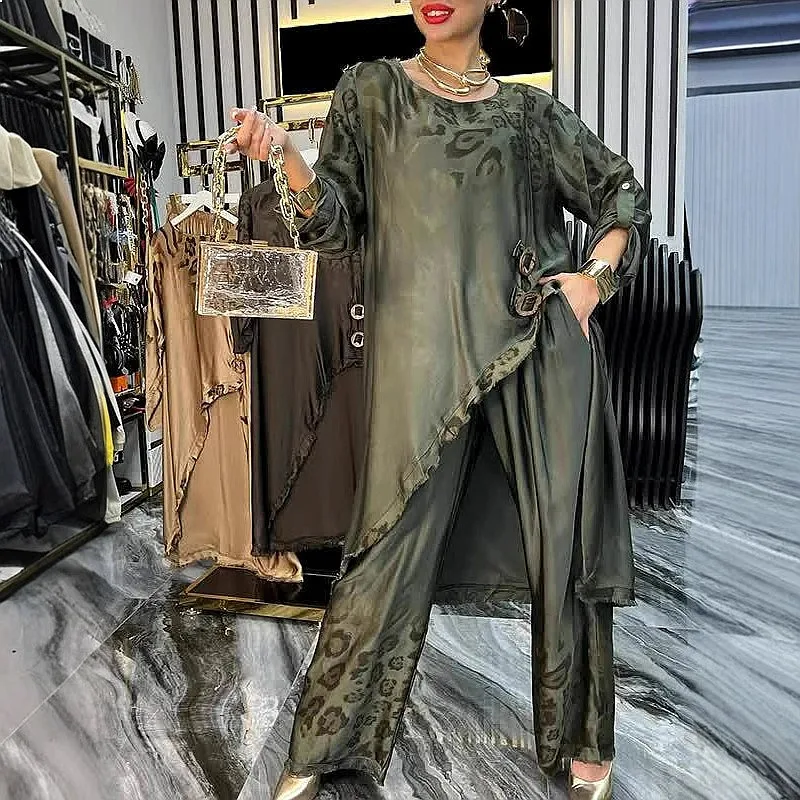

Women's Leopard Print Ring Decor Matching Set Casual Overall Jumpsuit Playsuit Spring Summer