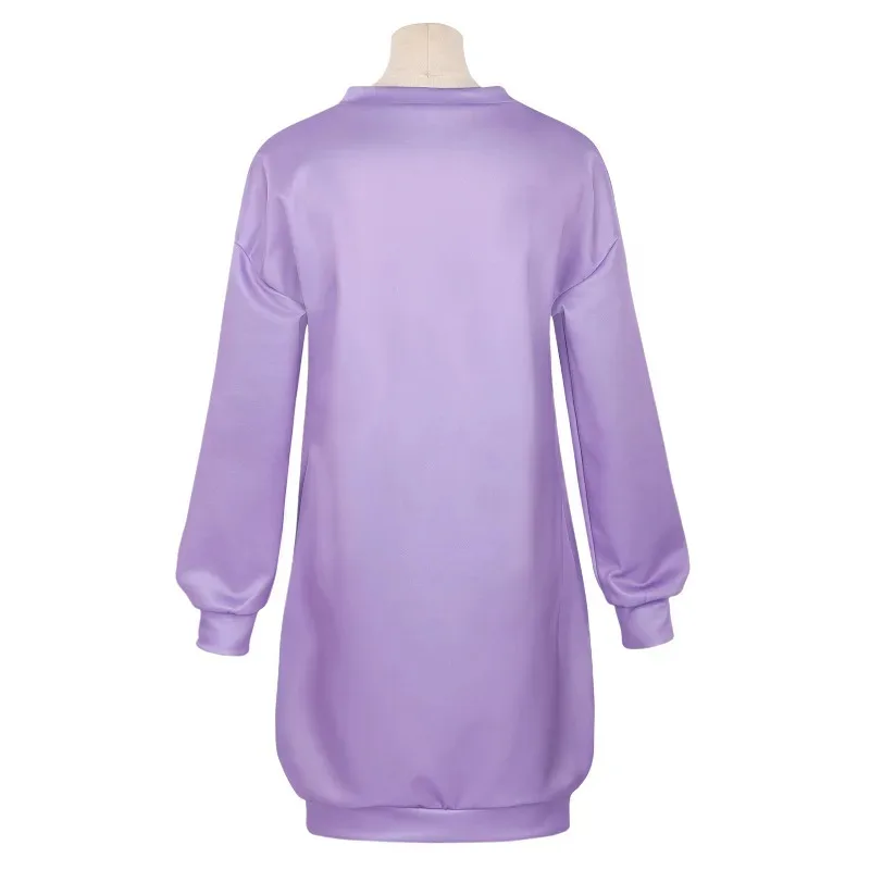 

CyHot аниме KPop Huntrix Mira косплей костюм парик Мира фиолетовый медведь пижамы Хэллоуин вечерние костюм для женщин и девочек