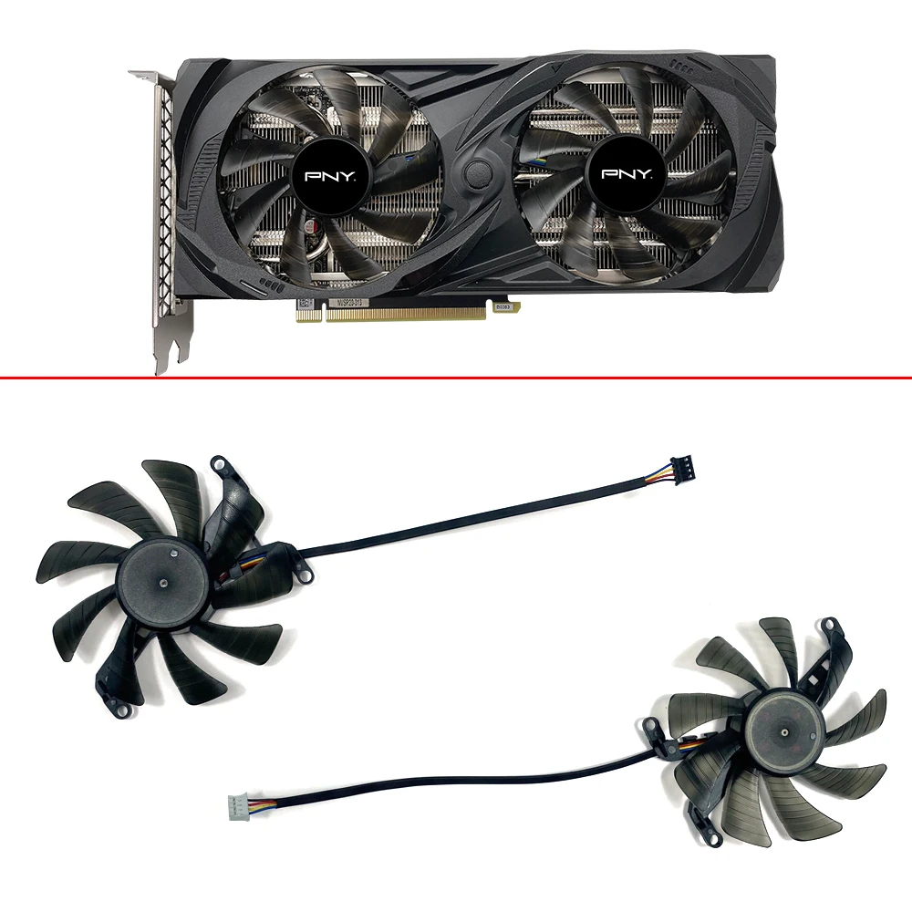 

Cooling Fan 85mm 4pin FB09015M12LPA RTX3060 TI GPU FAN Graphics card fan replacement For PNY RTX 3060 12GB UPRISING RTX 3060 Ti