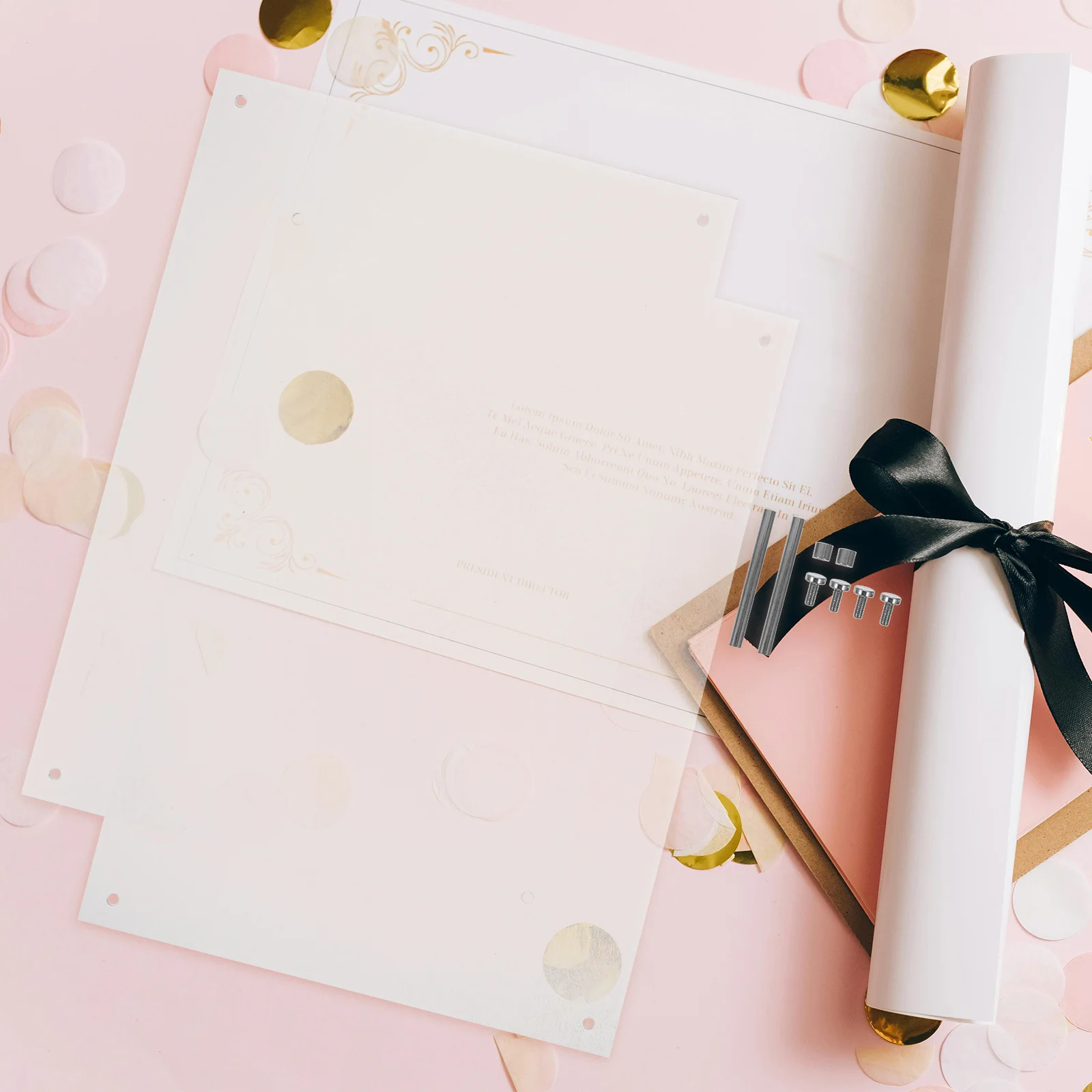 

Acrylic Photo Frame A4 Clear Certificate Display Stand for Tabletop Home Office Decor Photo Frame Certificate Stand