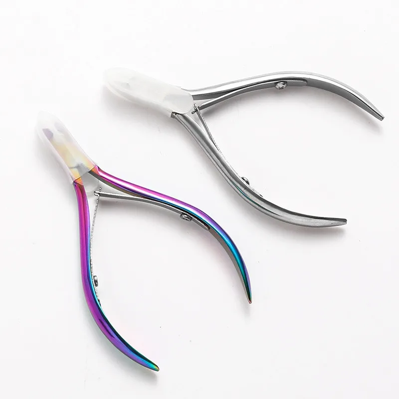 Nail Manicure Scissors Cuticle Cutter Nails Cuticle Nippers Dead Skin Remover Pedicure Stainless Steel Cutters Tools