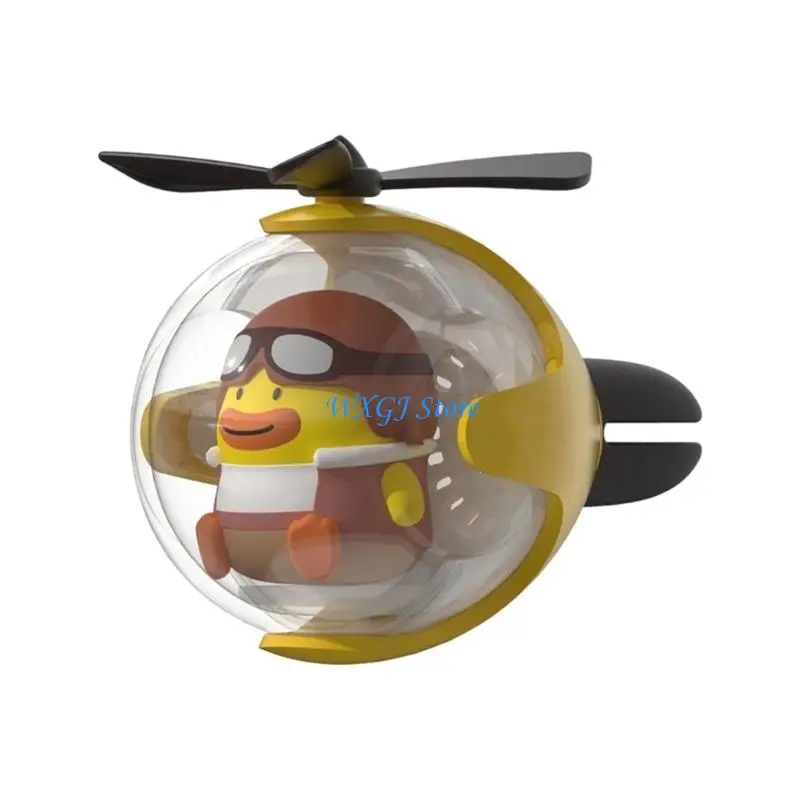 

37JE Creative Flying Ball Car Air Vent Air Freshener Clip with Rotating Propeller For Long Lasting Scent And Decoration