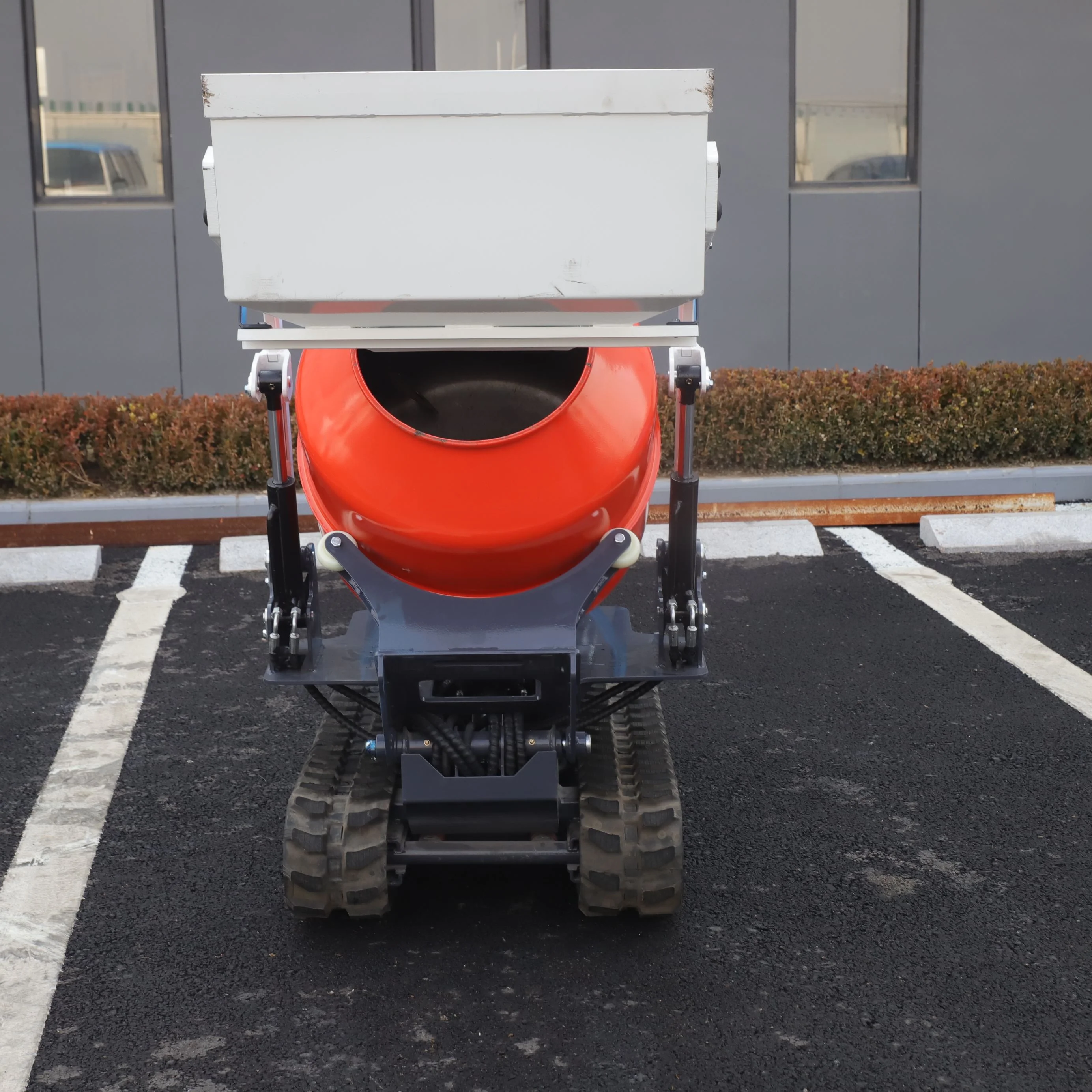 Betonmixer 800kg Hoge Vermogen Mini Dumper Aangepast Gratis Verzending Kleine Rups Dumper 1000 KG Elektrische Dumper Truck Yanmar