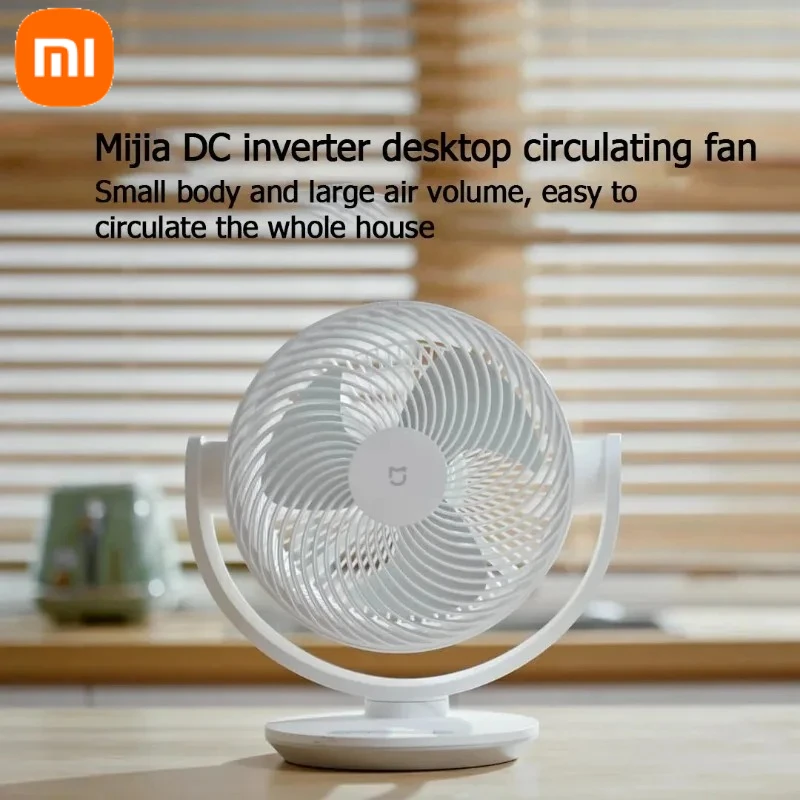 

Xiaomi Mijia DC Настольный циркуляционный вентилятор с переменной частотой Мобильный источник питания с 100 регулируемыми режимами Работает с приложением Mijia