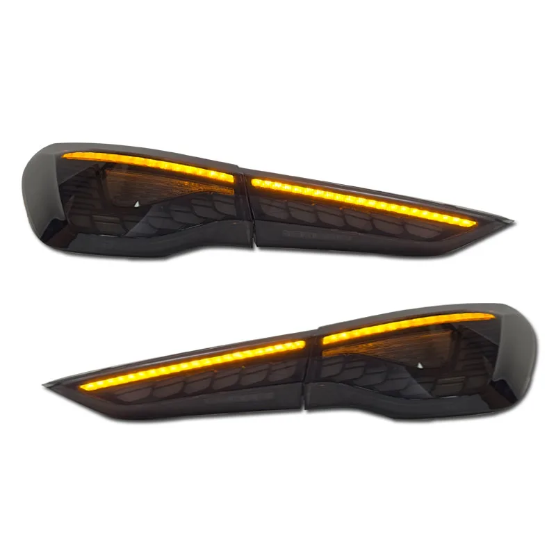 SJC Auto-Auto-Rückleuchten für BMW G82 M4 und G22 4-Serie Coupe Sequential OLED GTS Style Rückleuchten Rückleuchten