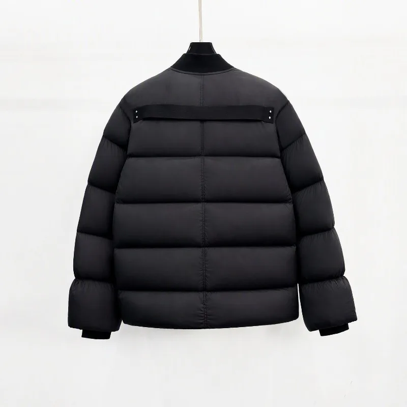 26AW High Street New Simple Trendy Daily Versatile Warm Zip Up Cardigan Down Jacket Coat Men's Clothing Women's Clothes
