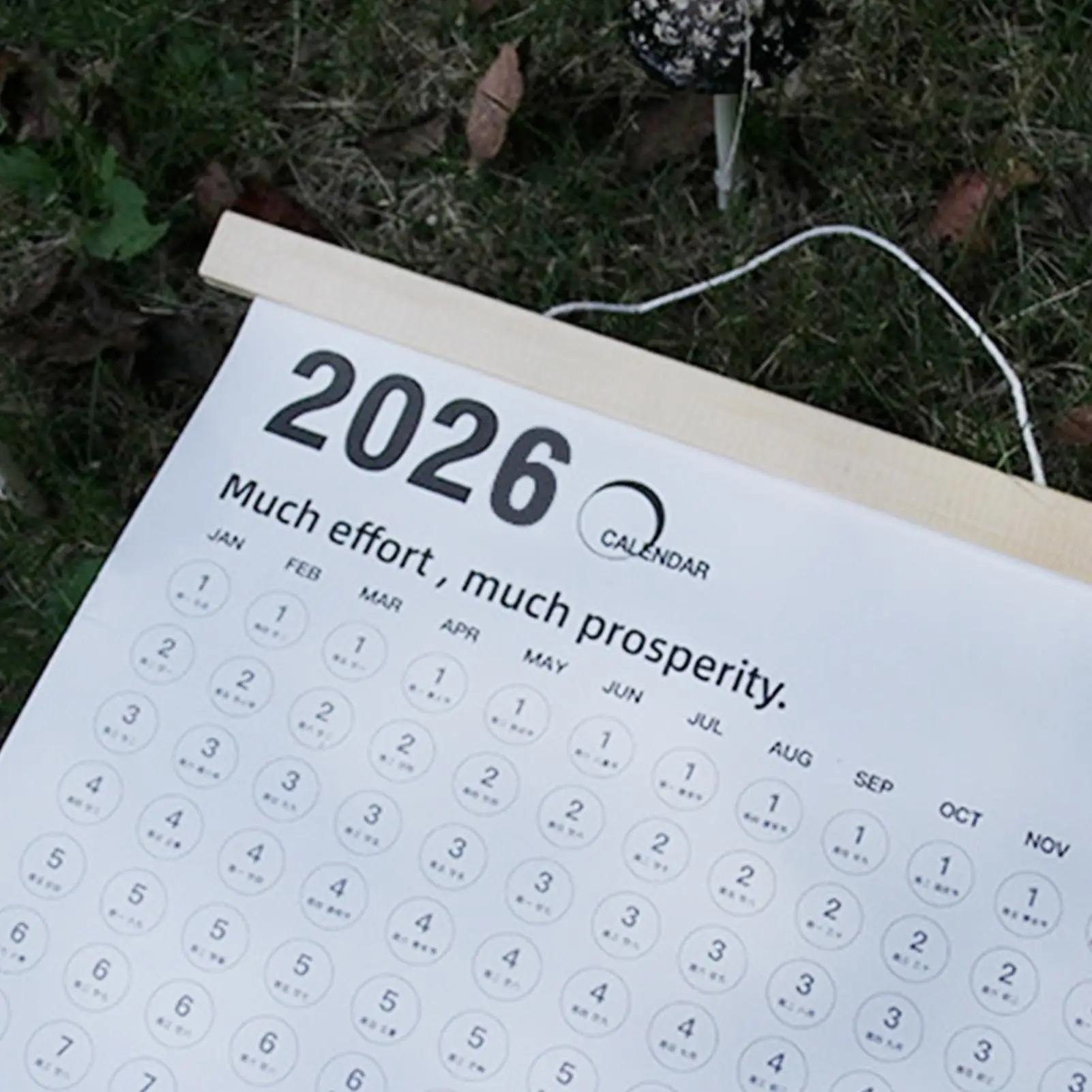 

2026 Wall Calendar Double-Sided Monthly With Stickers Large Wall Calendar 2026-2027 For Christmas New Year Schedule Appointment