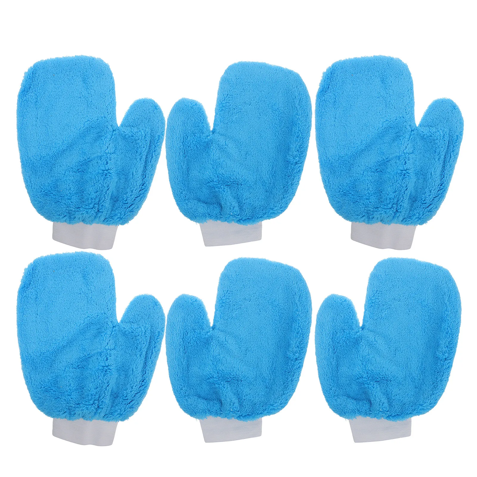 

Набор из 6 перчаток для мойки автомобиля из кораллового флиса, безворсовые полировальные рукавицы для детейлинга, принадлежности для чистки автомобиля, полотенца для полировки стекол