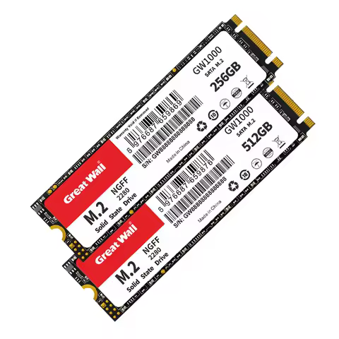 Great Wall M.2 2280 SSD Hard Disk 128GB 256GB 512GB 1TB NGFF 2TB Solid State Drives 540MP/S M2 SATA for Desktop PC Notebook