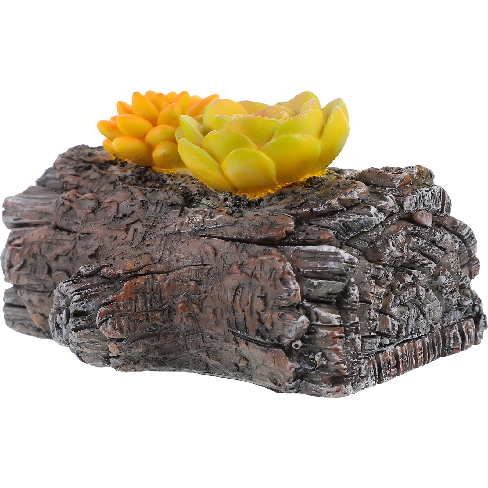 Artificial Tree Stump Resin Hidden Key Hider Safe Storage Box Outdoor Garden Yard Concealed Container for Keys Cash Small Items