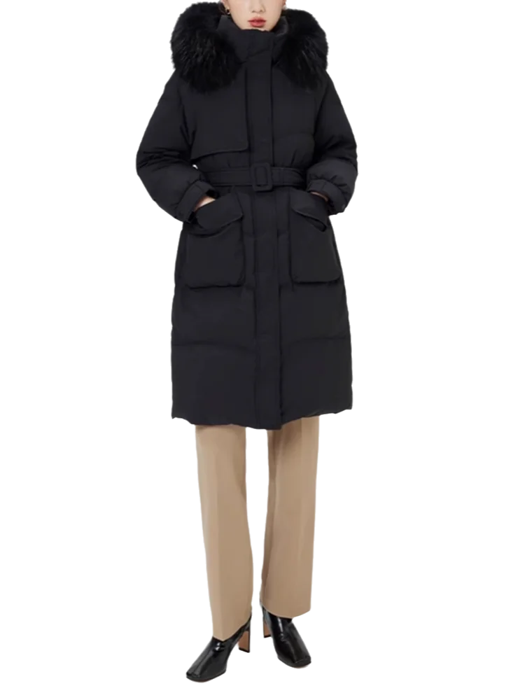 Winter New Solid Color Women Parkas White Black Sweet Loose Coats Female Chicly Fashion Street Leisure Warm Woman Parkas