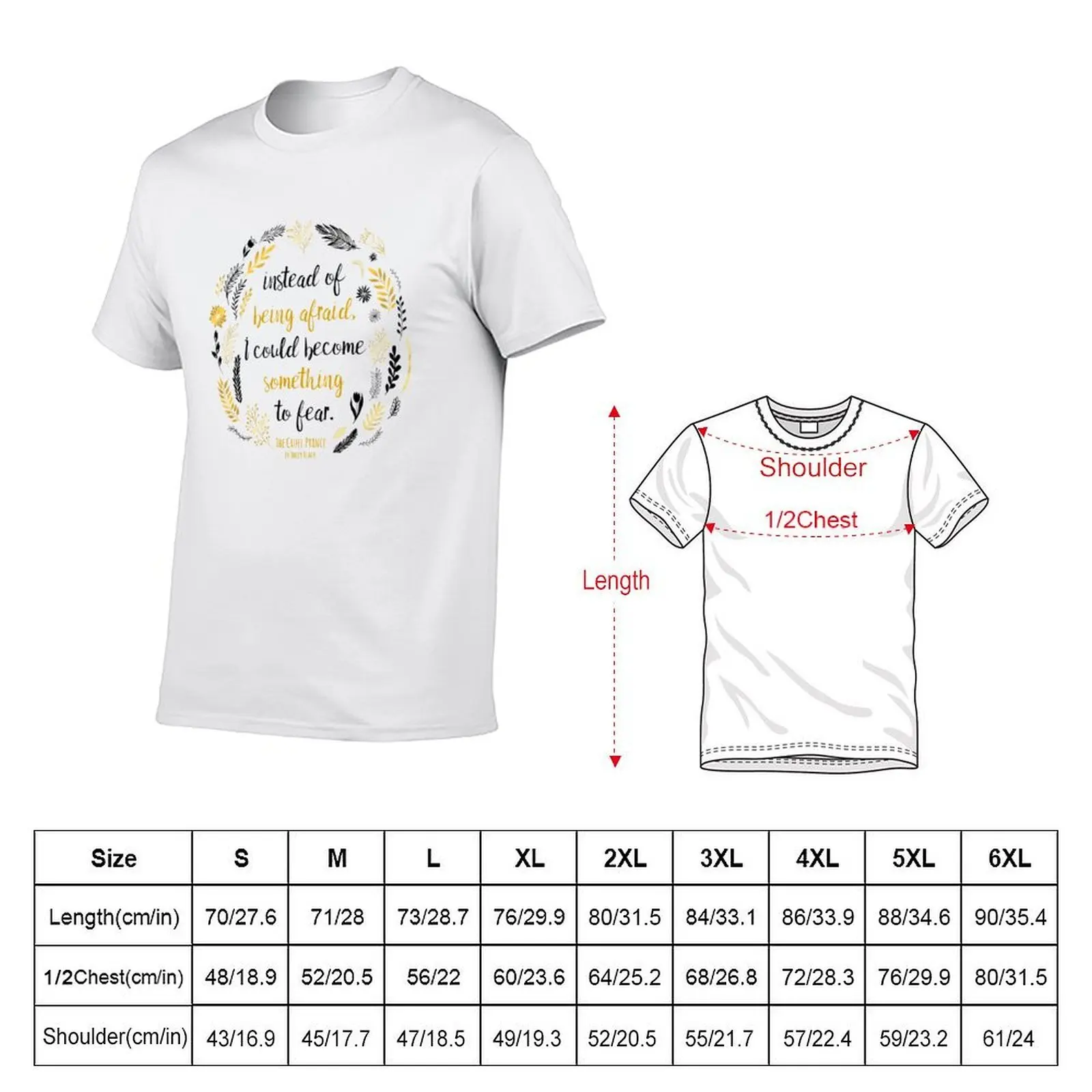 The Cruel Prince Quote Holly Black - White T-Shirt fashion shirts graphic t shirts plain t shirts men