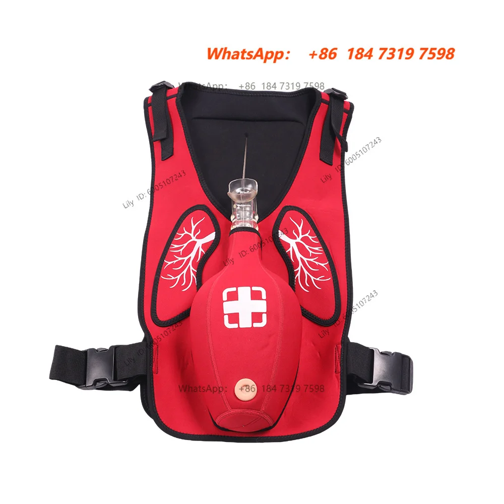 Heimlich Maneuver Vest Adult/Child - Anti-Choking CPR Training Simulator with Realistic Feedback, First Aid Certification Equipm