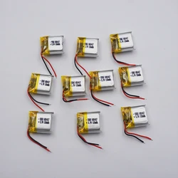 10pcs 3.7V 100 mAh Rechargeable Polymer Li Battery 601417 Lipo For Speaker Headphones GPS Driving Recorder Bluetooth 3D Glasses