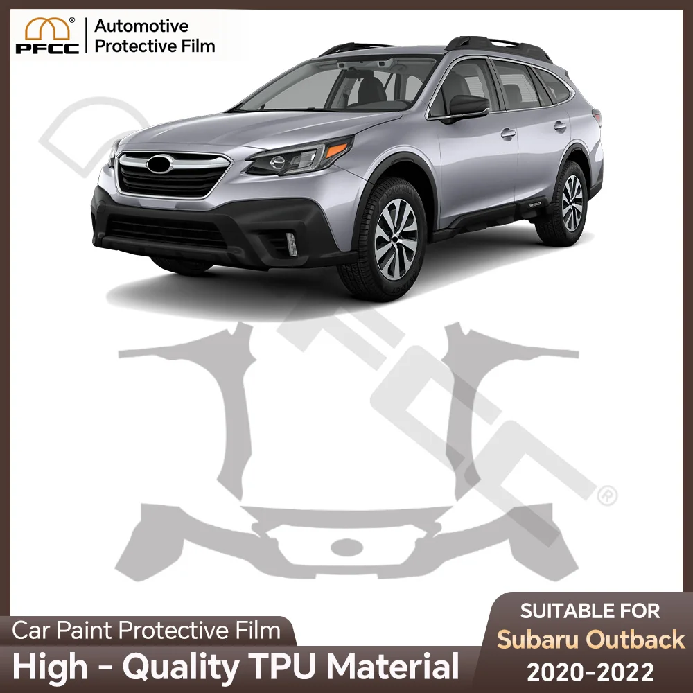 

Для Subaru Outback 2020 2021 2022: Комплект прозрачной защитной пленки из ТПУ (PPF) для кузова автомобиля, предварительно вырезанная, антицарапийная, невидимая, устойчивая к царапинам