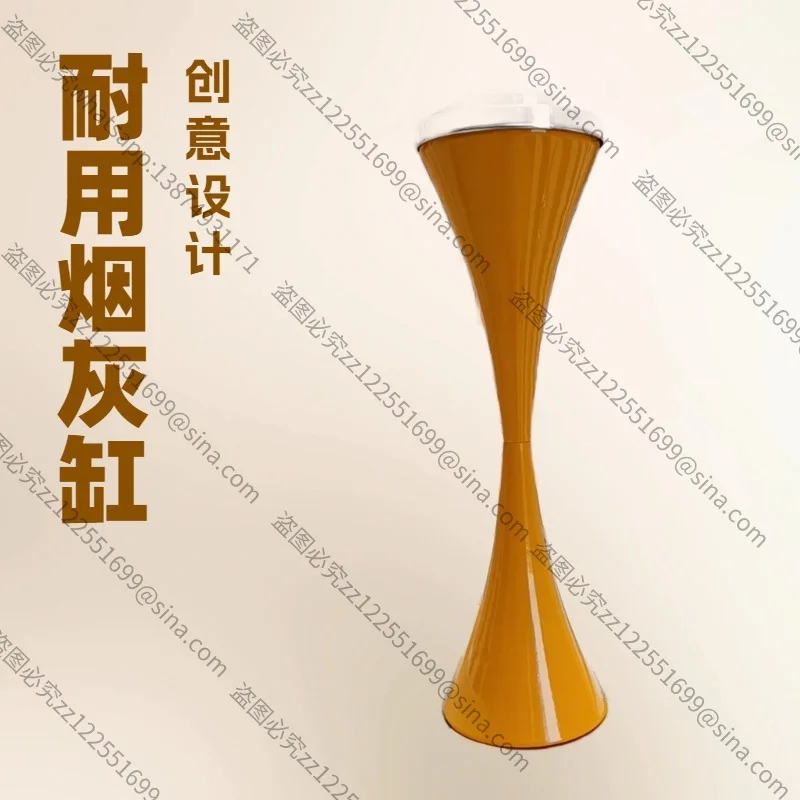 

Suitable for Floor-to-ceiling Bathroom Ashtray Vertical with Cover Creative Personality Fashion Elevator Ktv Toilet Living Room