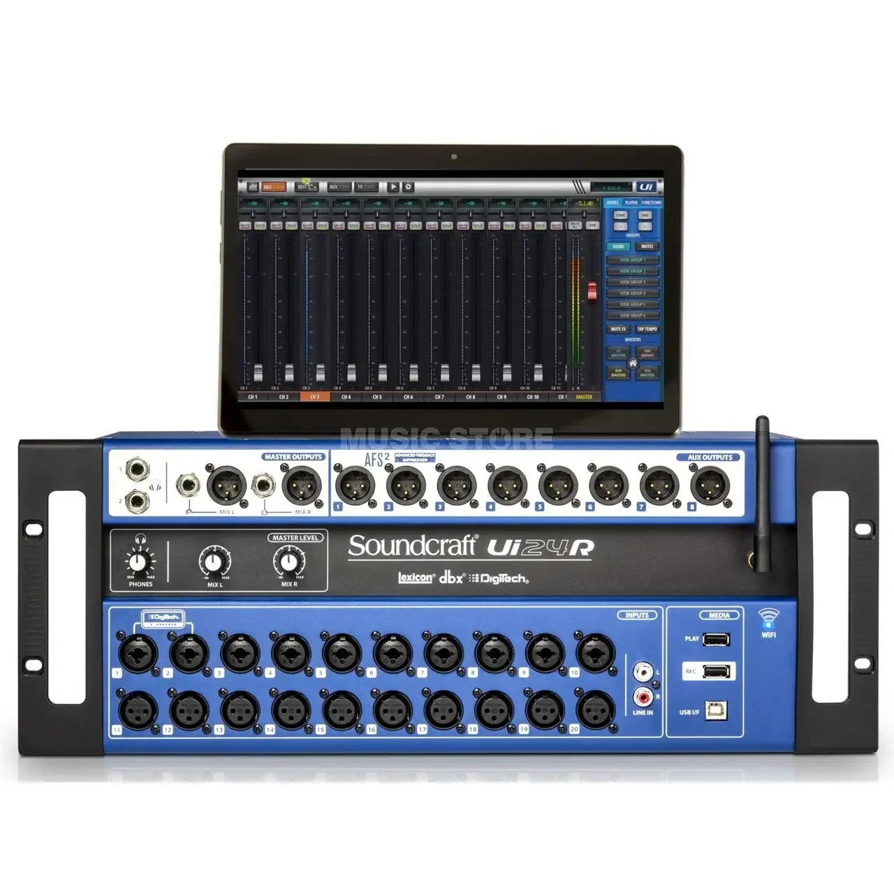 ЗИМНЯЯ СКИДКА НА ВЫСОКОКАЧЕСТВУ Soundcraft Ui24R + Lenovo Tab M10