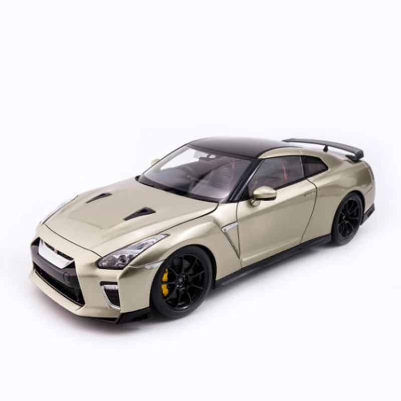 

MH 1:18 GTR R35 NISMO T-spec из сплава, открытая модель автомобиля, статическое украшение, коллекционные предметы, подарочные игрушки