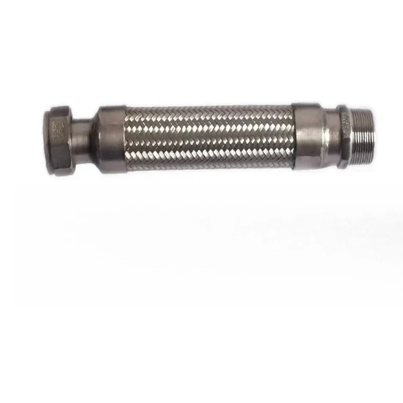 Stainless steel corrugated pipe, steam pipe, woven mesh hose, high-pressure pipe rotary joint, matching metal hose