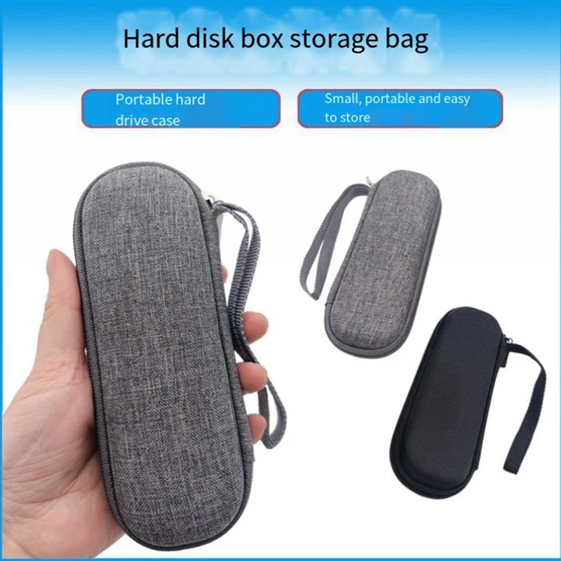 Portable M2 SSD Box Storage Bag Travel Case Storage Bag Carrying Box SSD Case Replacement Accessories