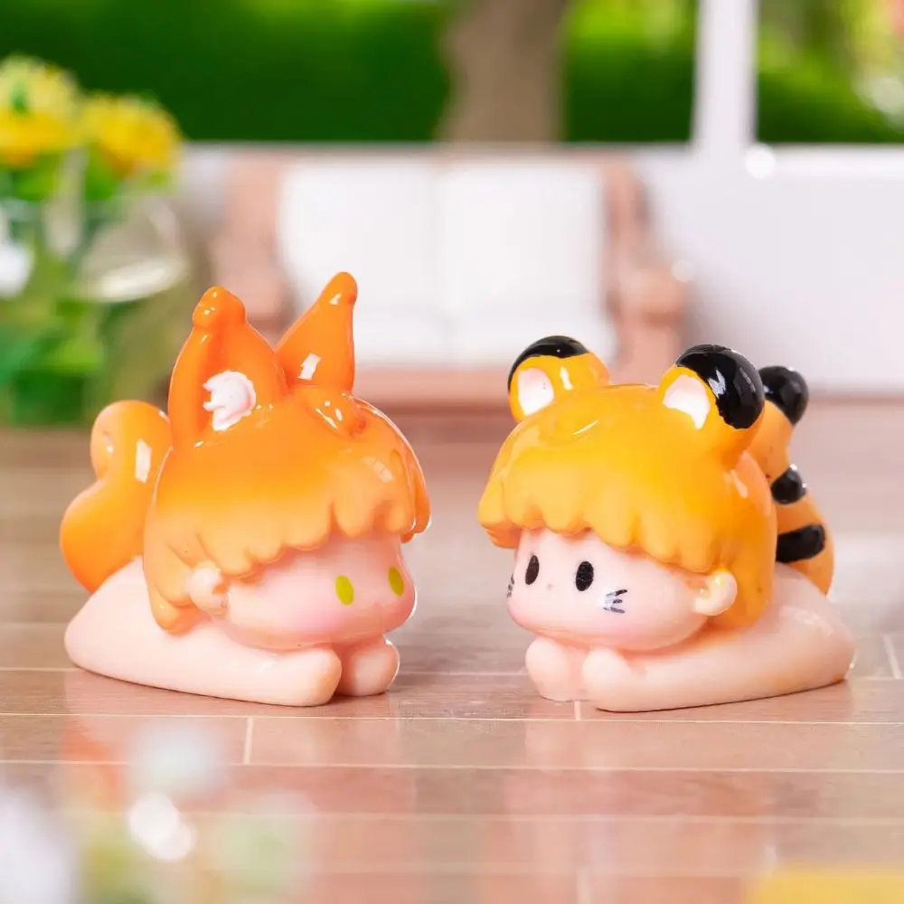 DIY artesanía resina modelo Animal diseño moderno estilo de dibujos animados figura de Animal en miniatura Material de resina Mini modelo Animal