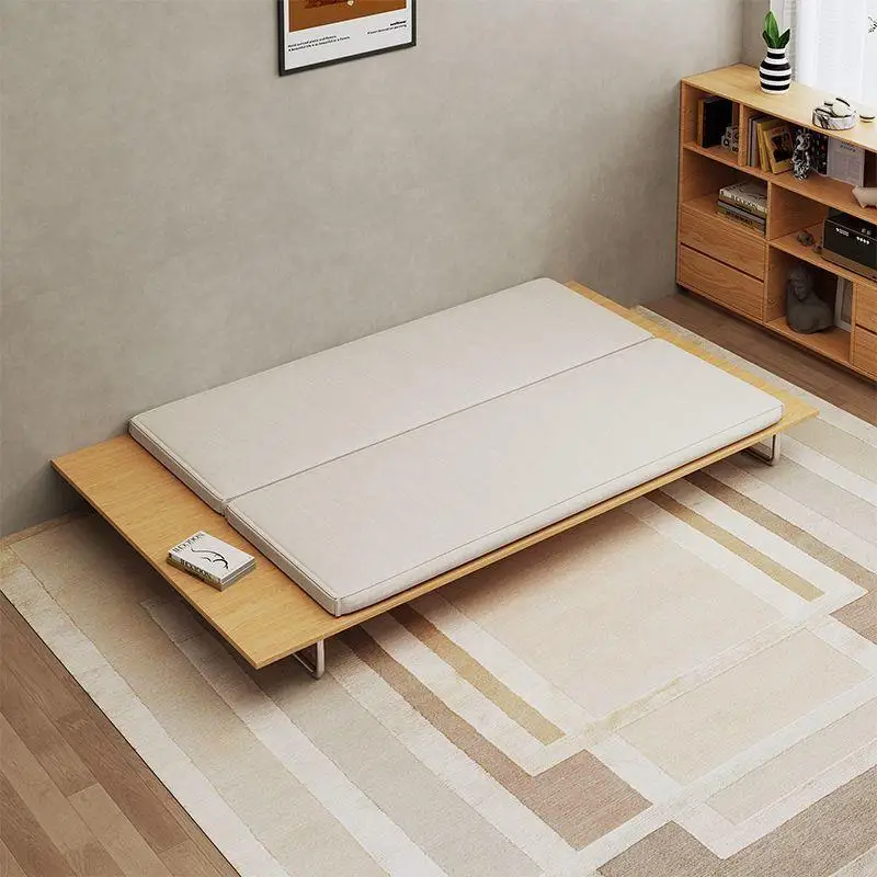 شقة صغيرة على الطراز الياباني قابلة للطي للجلوس والاستلقاء، سرير أريكة من القماش ثنائي الغرض، سرير منزلي غير مرئي، سرير ميرفي #4