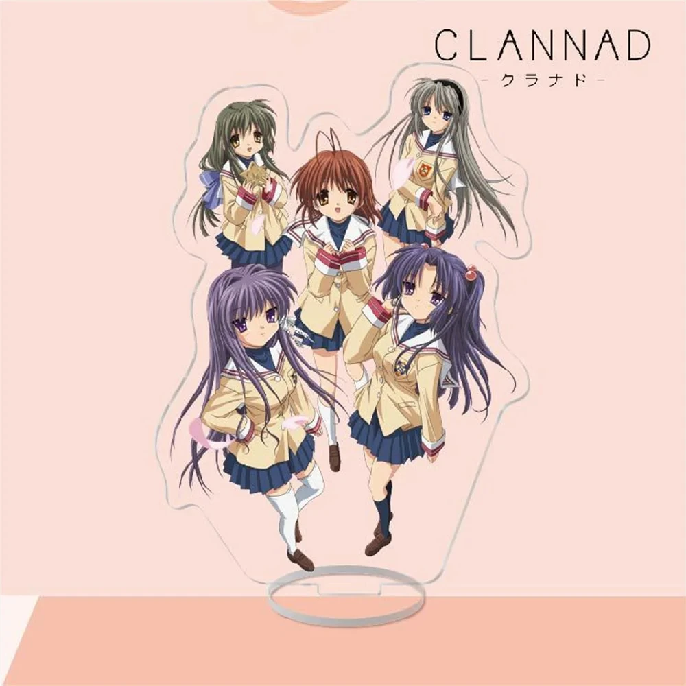 Charm Anime Fans Gifts HD Character CLANNAD Acrylic stand Model Ornament Accesorios Goods Collection Series 15cm