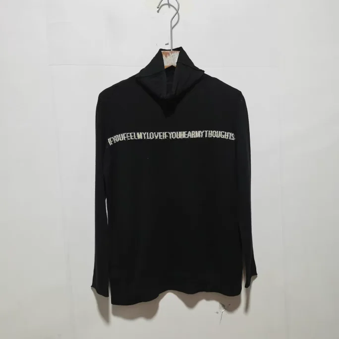 

Soft Skin-friendly Thin High-ne Knitted Sweater Spring Autumn Outerwear Elastic Long Sve Crew Ne Sweater for Women