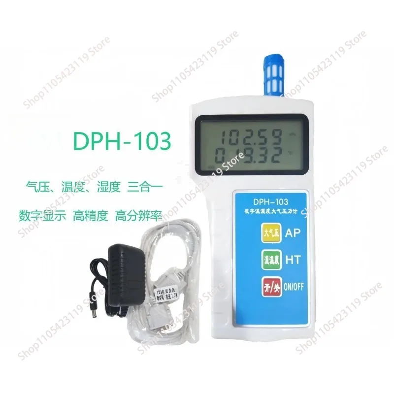 Medidor Digital de Temperatura, Humedad y Presión Atmosférica DPH-103, Detección de Vehículos Motorizados, Parámetros Ambientales, Meteorología
