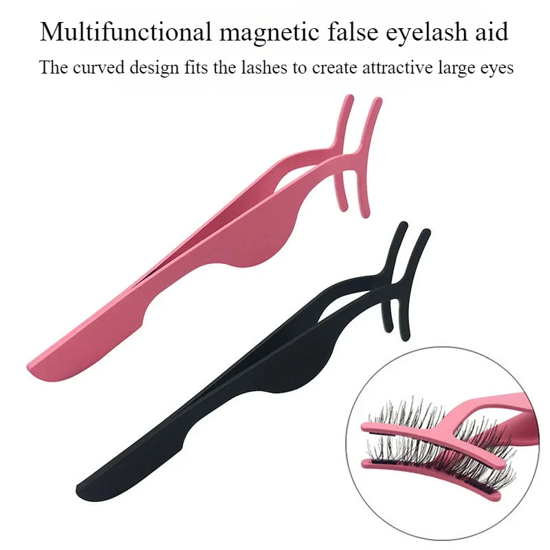 1pc Magnetic Eyelashes Tweezer False Eyelashes Applicator for Magnet Eyelashes Fake Lashes Clip Clamp Makeup Tools