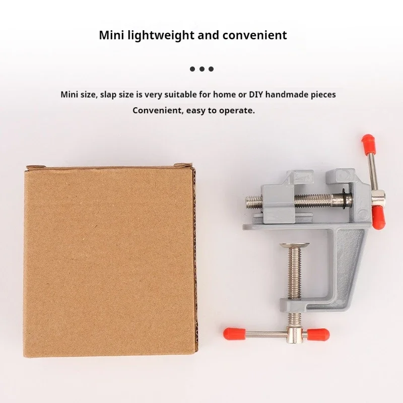 Mini Bench Vise Muliti-Funcational Aluminum Miniature Small Jewelers Hobby Clamp Muliti-Funcational Workbench Drill Press