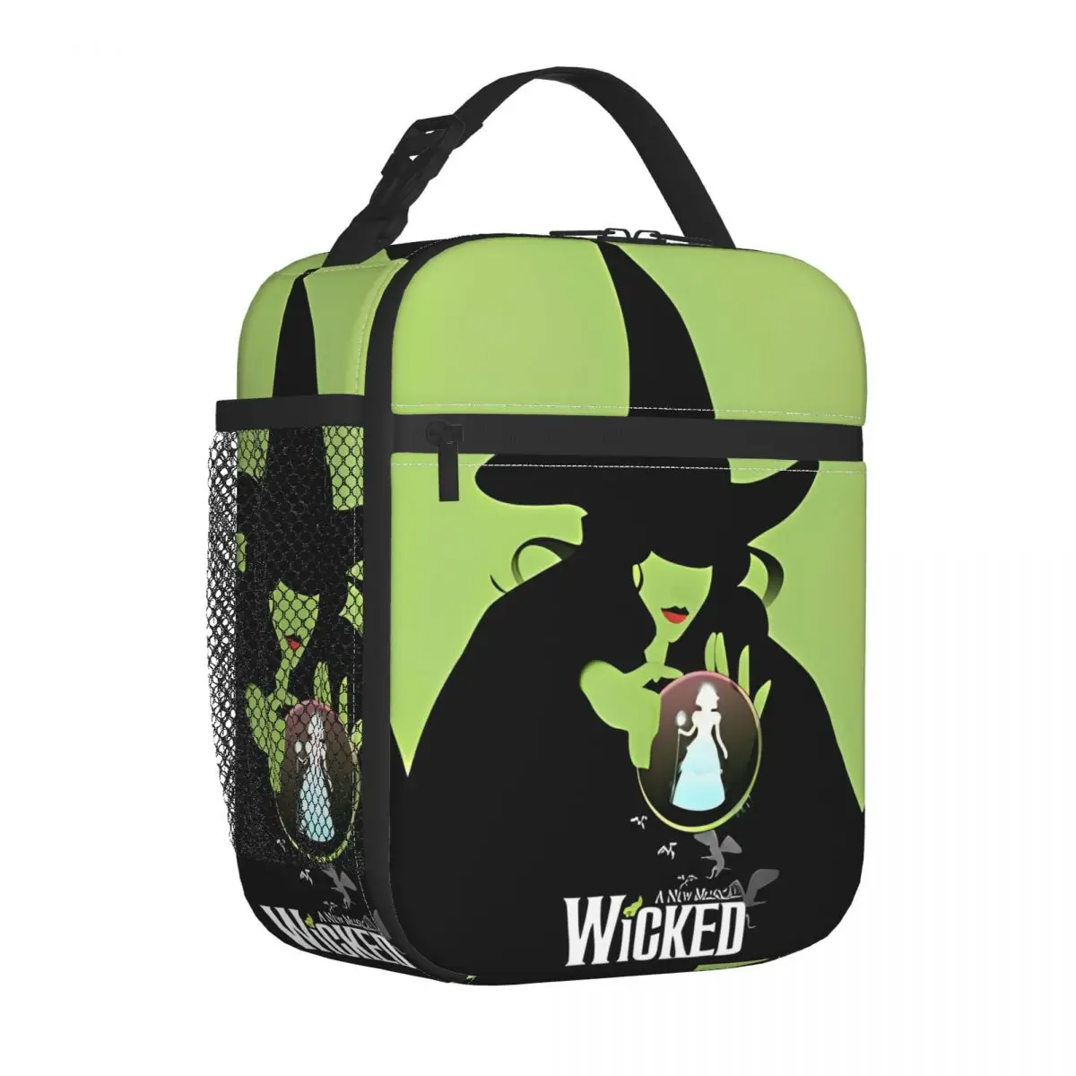 Epic Musical Fantasy Film Insulated Lunch Bag Thermal Bag Reusable Lunch Container Wicked Large Tote Lunch Box Girl Boy Work