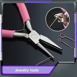 Pince à boucle de fil concave ronde, pince à bijoux de précision, outils de cintrage de fil, outils à main de bijoux, outil de bricolage, pince coupante