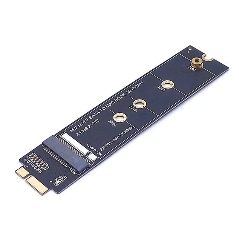 Adattatore SSD M.2 NGFF SATA per Air 2010 2011 A1369 A1370 M2 Supporto scheda convertitore SSD 2230 2242 2260 2280 M2 SSD