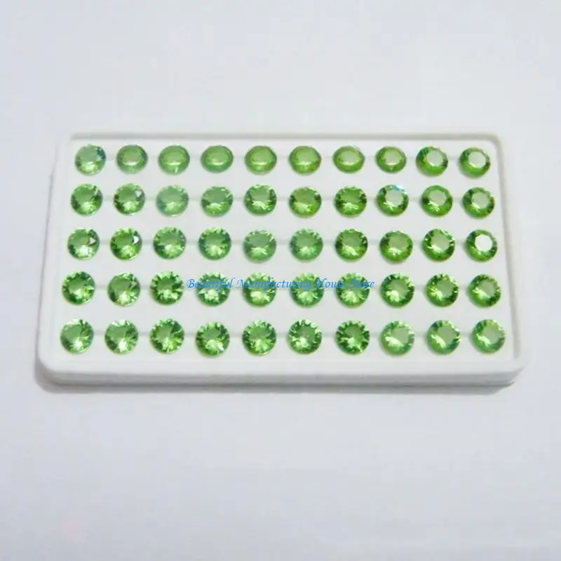 

E56A 50 Girds Stylish Jewelry Display Case Simple Bare Stone Packaging Holder Clear Diamond Display Box for Gems Stones